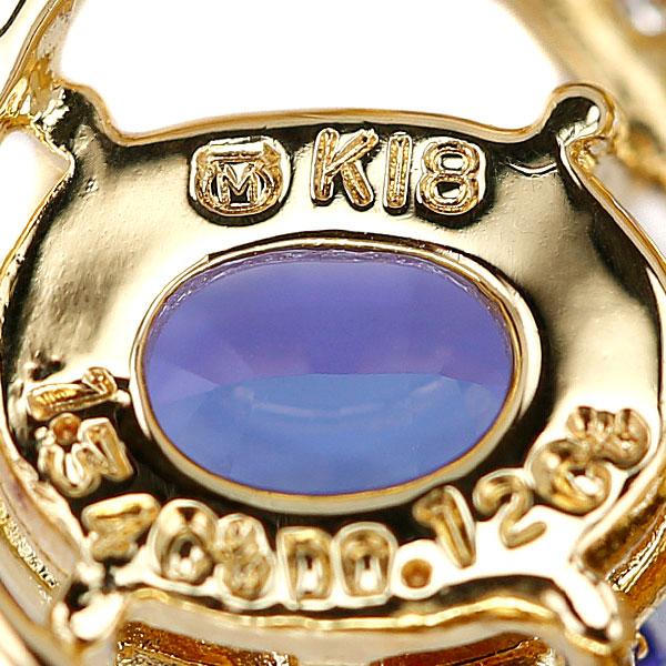 MIKIMOTO（ミキモト） タンザナイト ダイヤモンド K18イエローゴールド