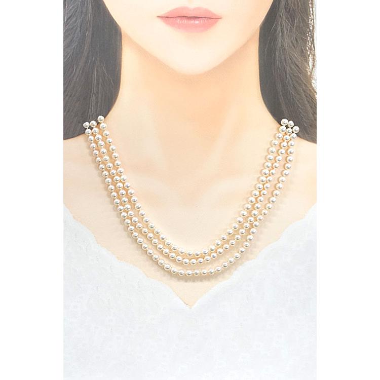 MIKIMOTO（ミキモト） アコヤ真珠 ネックレス SV MIKIMOTO 連 2way