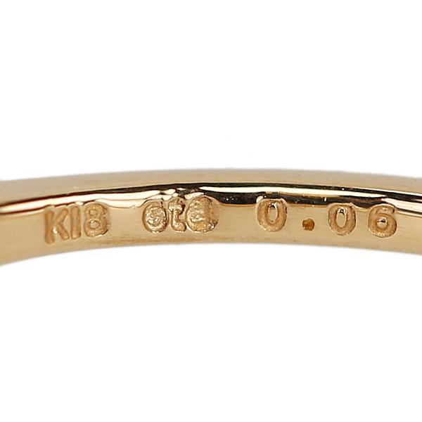 ete イエローゴールド フープピアス K18 18金 ete エテ K18 金