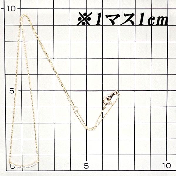 ete（エテ） ダイヤモンド パーティクル ネックレス K18イエロー 