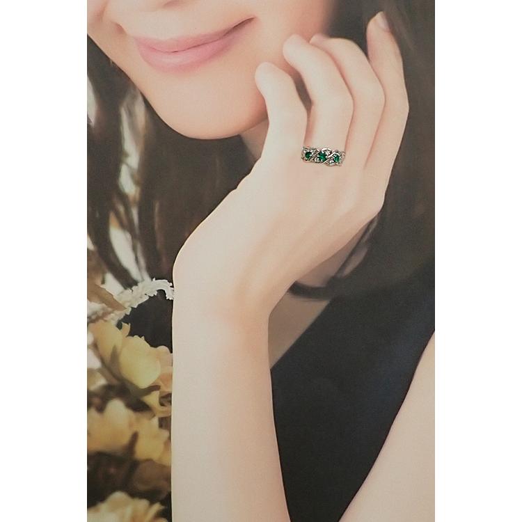 POLA 【〜7/31夏セール中】ポーラ エメラルド リング ダイヤモンド  