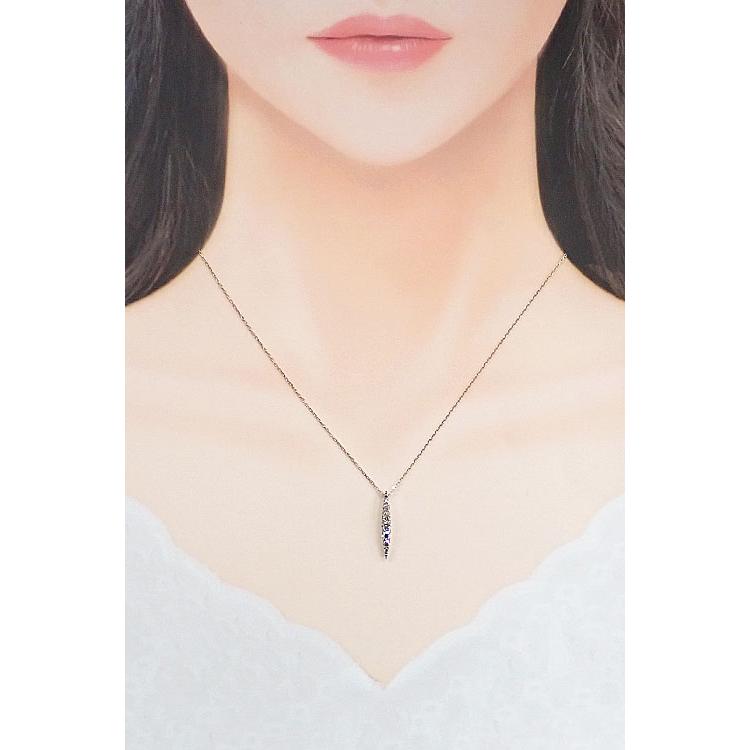 カシケイ ブラウンダイヤモンド ネイキッド ネックレス K18ブラウン