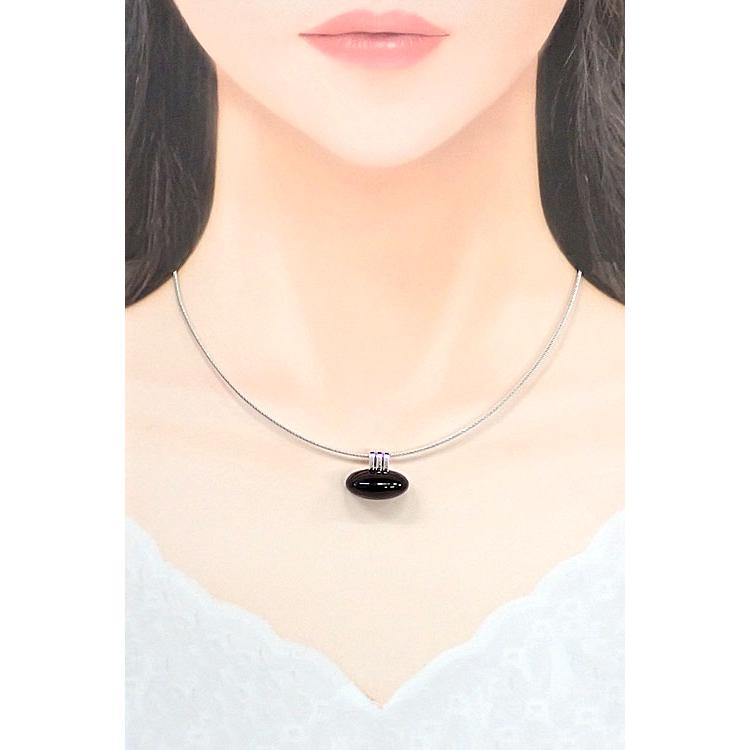 MIKIMOTO（ミキモト） オニキス ネックレス K18ホワイトゴールド 