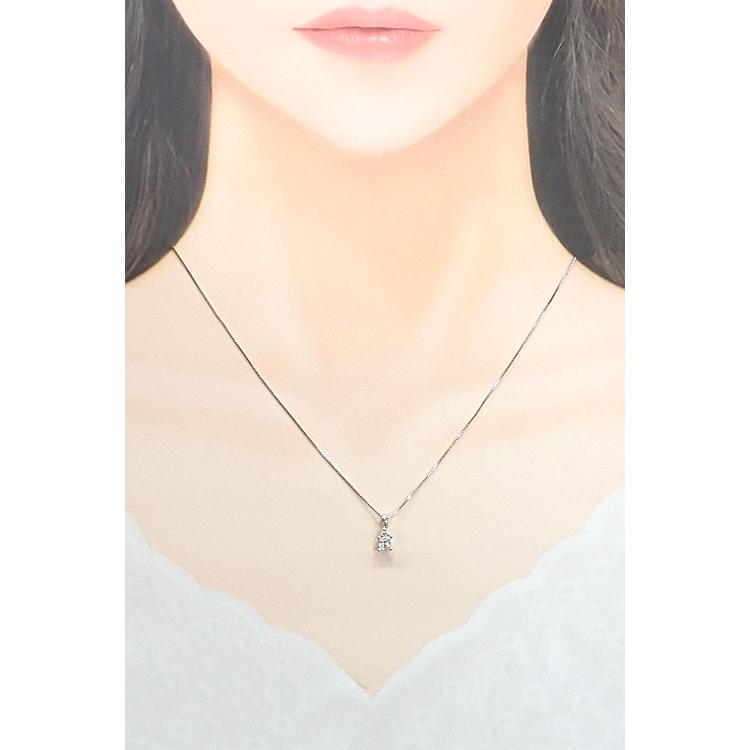 ファンシーズ ダイヤモンド ネックレス Pt900 Pt850 プリンセスカット 