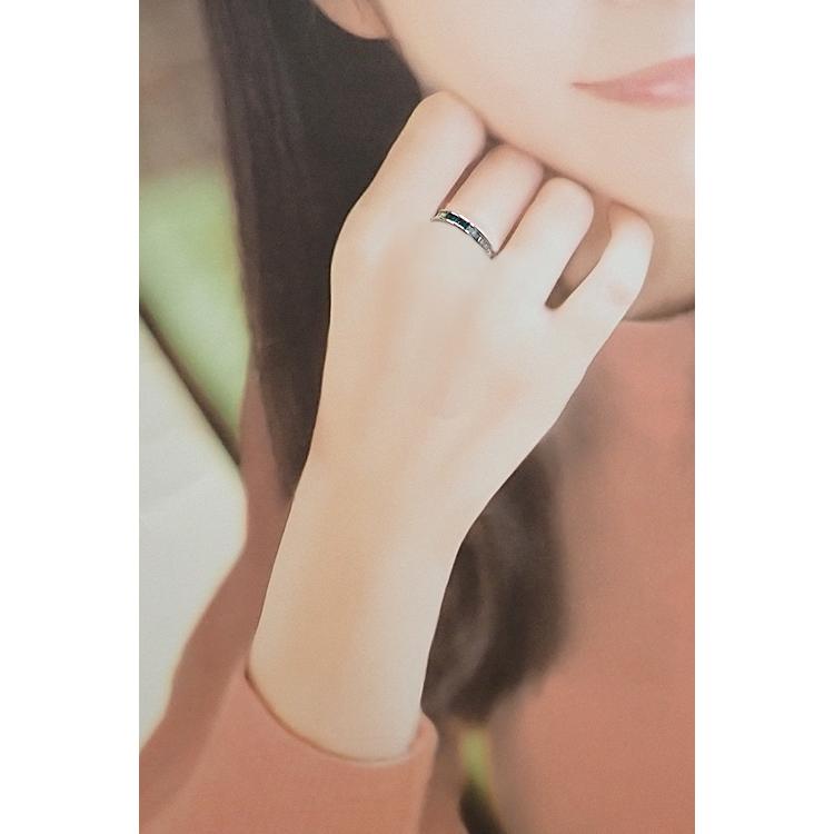 ジーエスティービー ダイヤモンド K18WG GSTV ハーフエタニティ  