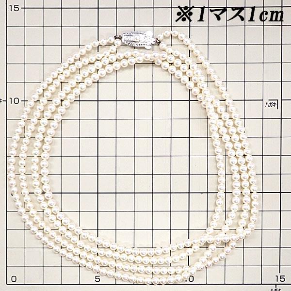 MIKIMOTO（ミキモト） アコヤ真珠 ネックレス SV MIKIMOTO 連 2連