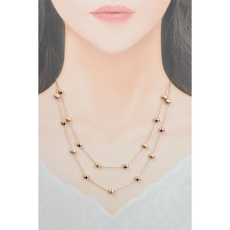 キメント ネックレス K18ピンクゴールド CHIMENTO 2way ステーション
