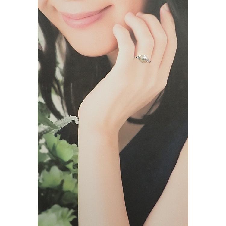 MIKIMOTO（ミキモト） アコヤ真珠 リング ダイヤモンド Pt950 MIKIMOTO 