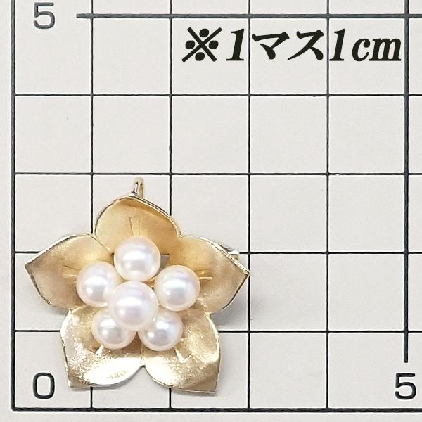 MIKIMOTO（ミキモト） アコヤ真珠 ブローチ K14YG MIKIMOTO ペンダント