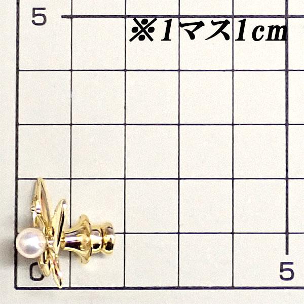MIKIMOTO（ミキモト） アコヤ真珠 ブローチ K18イエローゴールド 蝶