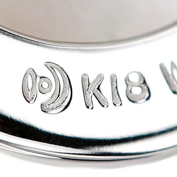 タサキ 田崎真珠 マベパール ダイヤモンド K18WG TASAKI ドロップ 雫