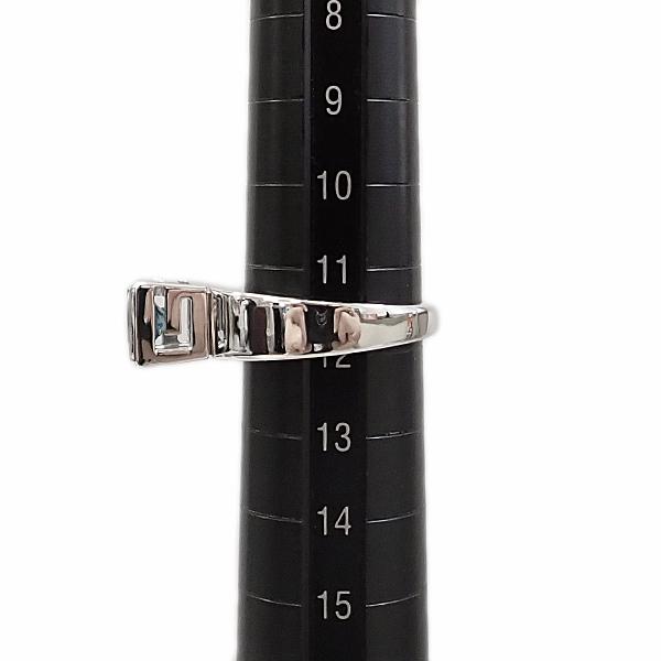 グッチ ブルートパーズ リング K18ホワイトゴールド GUCCI G ロゴ