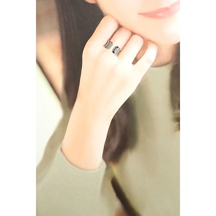 Cartier（カルティエ） C2 K18WG CARTIER ＃50 オープンリング ツヤ