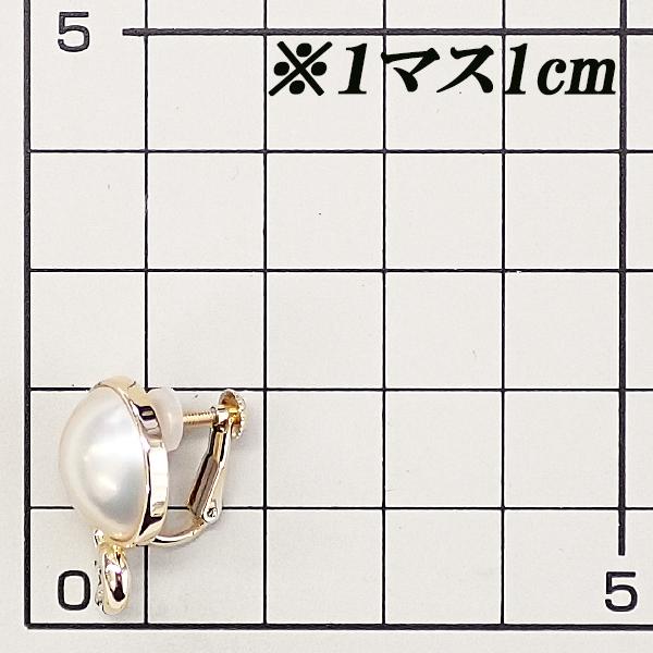 タサキ 田崎真珠 マベパール イヤリング K18イエローゴールド TASAKI