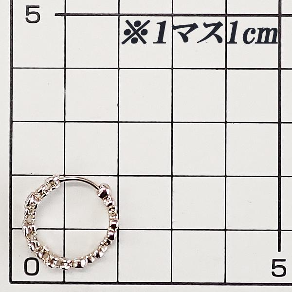 カシケイ ブラウンダイヤモンド ベゼル ピアス K18ブラウンゴールド