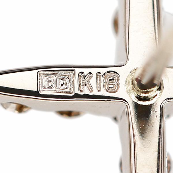 カシケイ ブラウンダイヤモンド ネイキッド ピアス K18ブラウン