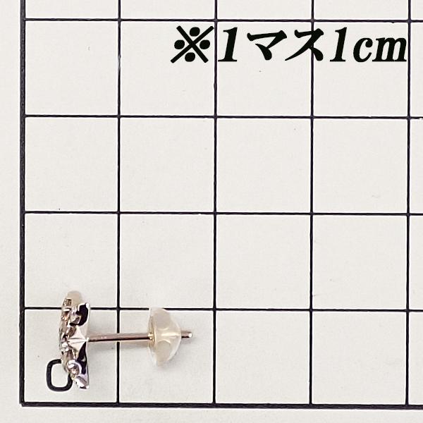 カシケイ ブラウンダイヤモンド ネイキッド ピアス K18ブラウン 