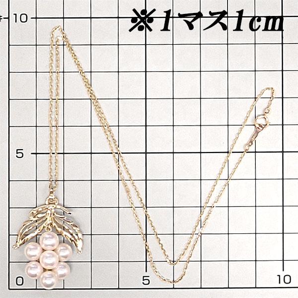 MIKIMOTO（ミキモト） アコヤ真珠 ネックレス K14YG MIKIMOTO ブドウ