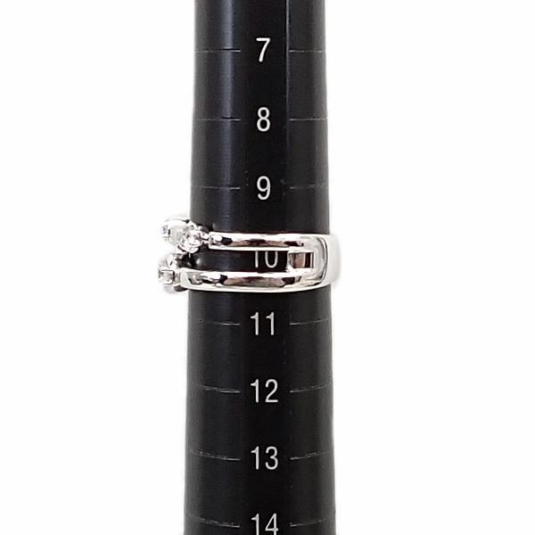 田崎真珠　ホワイトゴールド ダイヤモンド リング7号 新品未使用 セール開催中】タサキ 田崎真珠 ダイヤモンド リング K18ホワイト