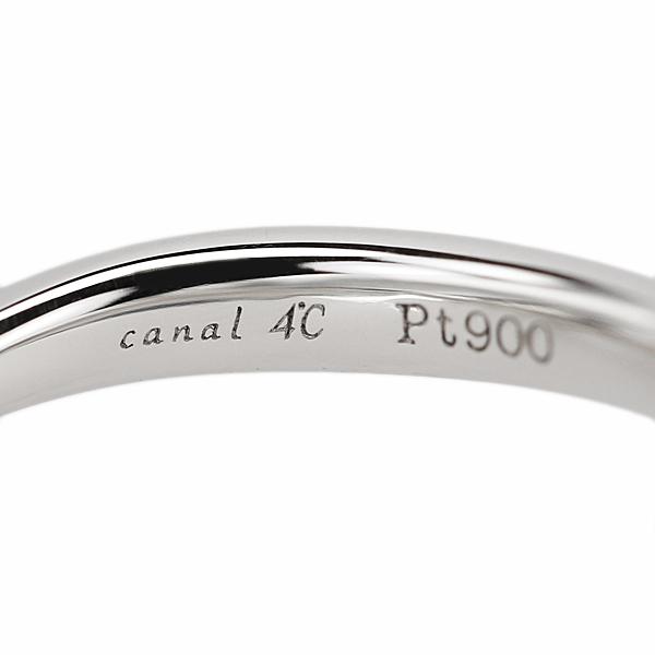 ヨンドシー canal4℃ ダイヤモンド リング Pt900 4℃ 送料無料 中古 宝正