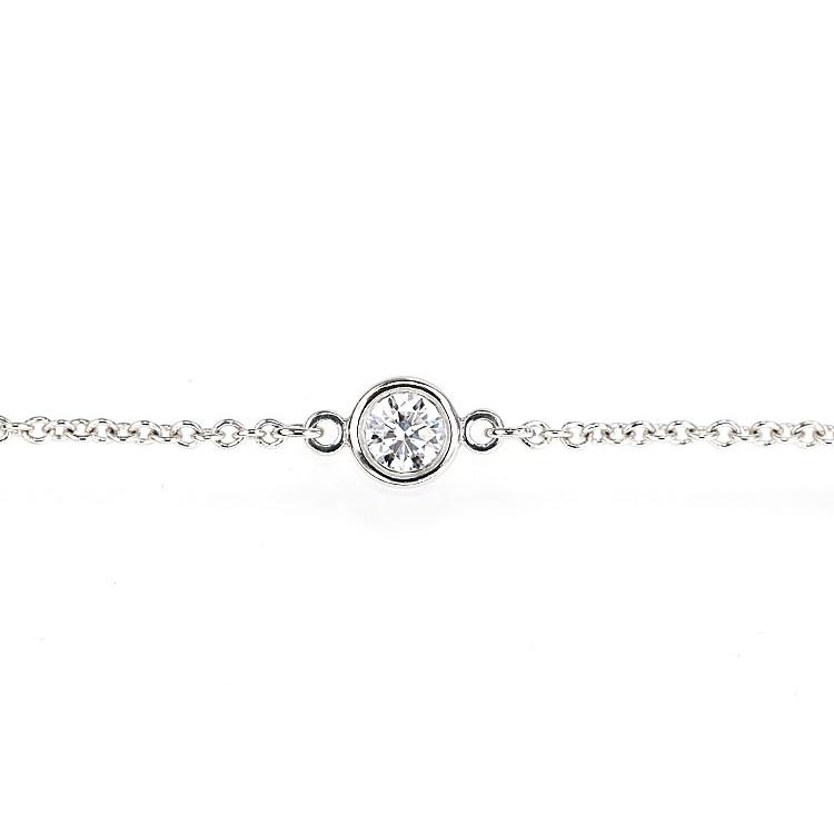 TIFFANY&Co ティファニー Pt950ダイヤバイザヤード ブレスレット TIFFANY&Co.（ティファニー） ダイヤモンド バイザヤード ブレスレット