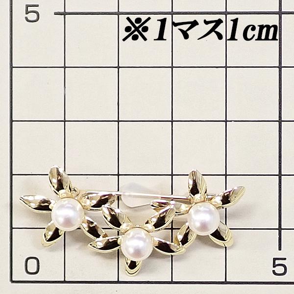 〈本日限り‼️〉TASAKI 田崎真珠 タサキシンジュ ブローチ あこや真珠 タサキ 田崎真珠 アコヤ真珠 ブローチ K18イエローゴールド TASAKI