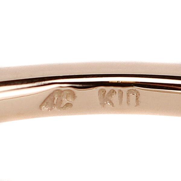 ヨンドシー ダイヤモンド K10ピンクゴールド 4℃ ハーフエタニティ