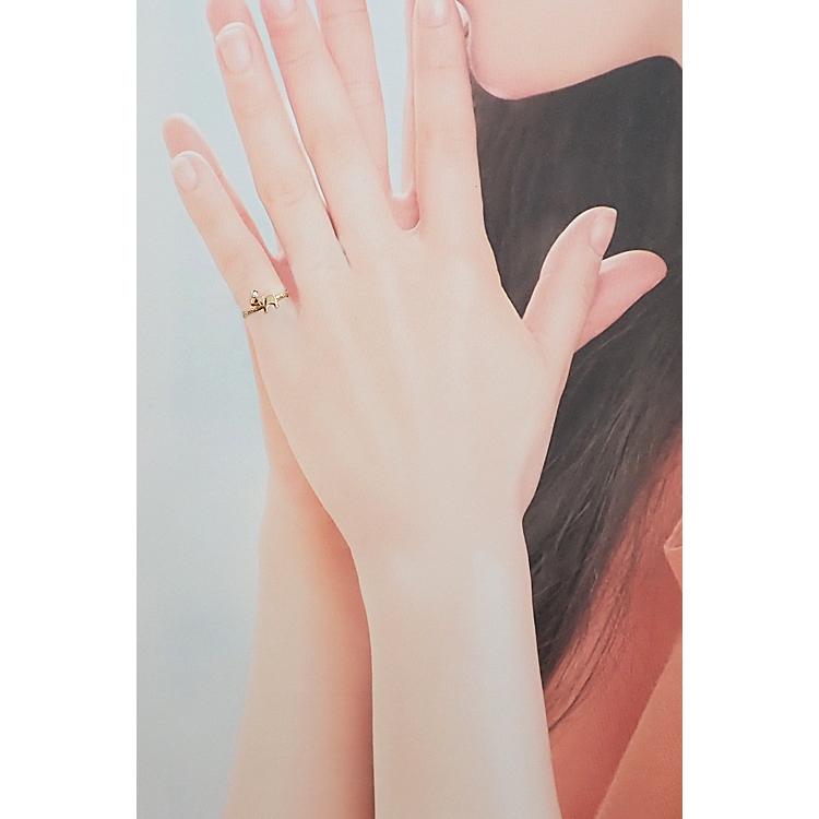 スタージュエリー ダイヤモンド リング K18YG STAR JEWELRY ピンキー 