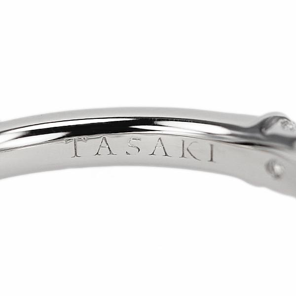 タサキ 田崎真珠 ダイヤモンド ピアチェーレ Pt950 TASAKI ハーフ
