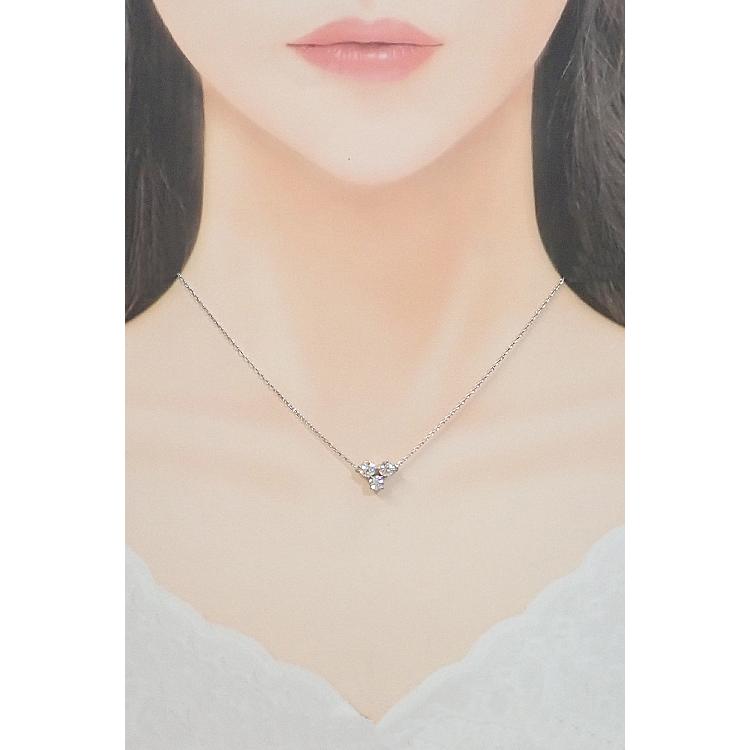 タサキ 田崎真珠 ダイヤモンド ネックレス Pt900 Pt850 TASAKI 送料
