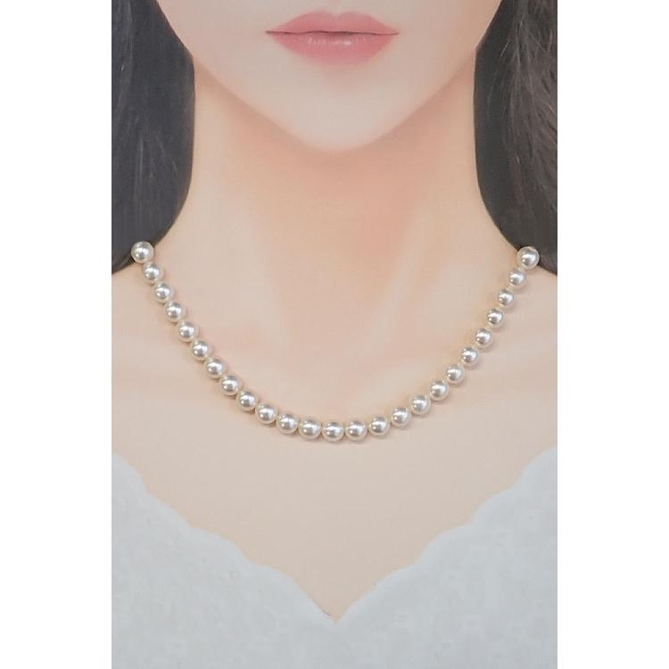 タサキ 田崎真珠 アコヤ真珠 ネックレス SV TASAKI 連 送料無料 中古