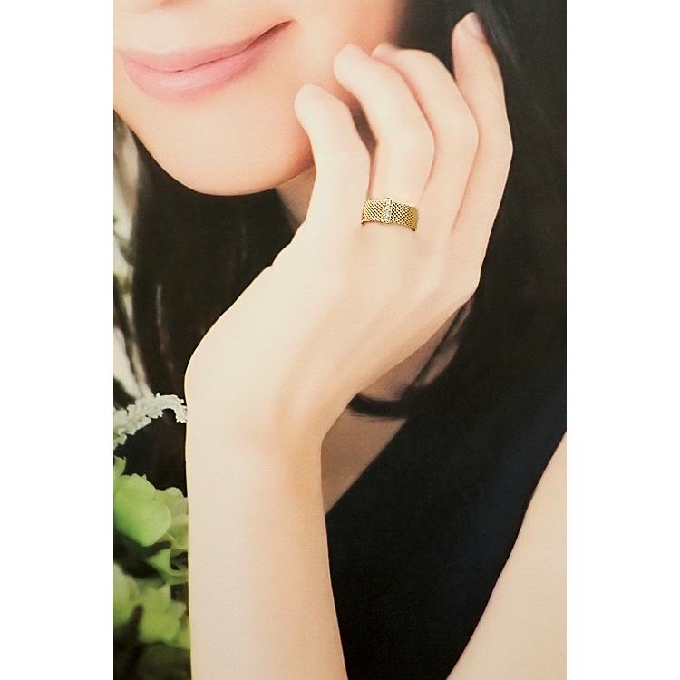TIFFANY&Co. サマセット メッシュ 3Pダイヤモンド リング 7号 ティファニー サマセットリング 7号 | スイートロード-Sweetroad