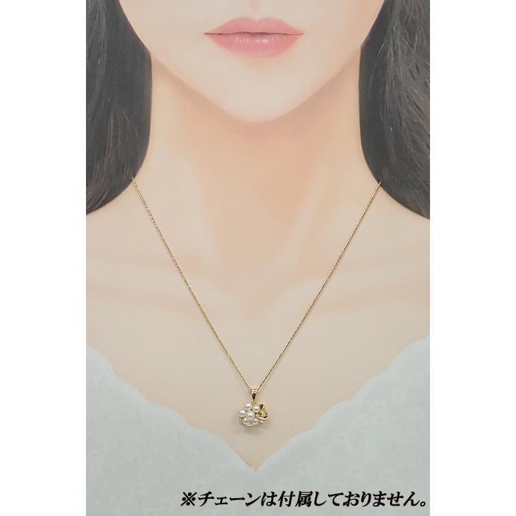 タサキ 田崎真珠 アコヤ真珠 ペンダントトップ ダイヤモンド K18 