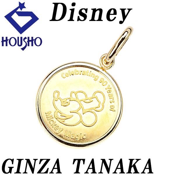 GINZA TANAKA ミッキー90周年 記念K24 24金 純金 約8.1g Disney（ディズニー） ギンザタナカ ペンダントトップ K24ING K18YG