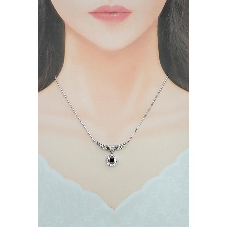 サザンクロス ブルーサファイア ネックレス ダイヤモンド Pt900 K14 
