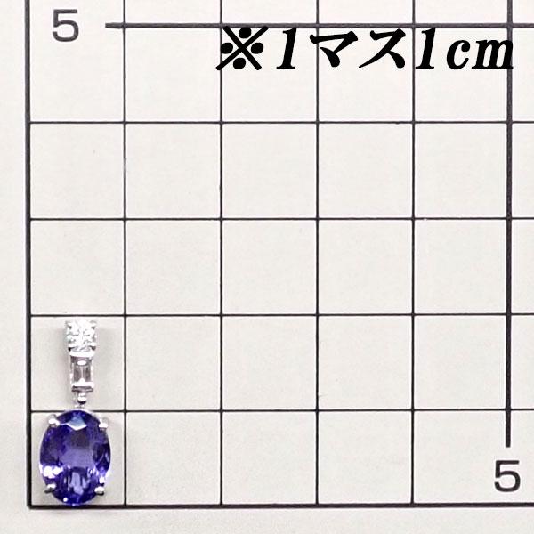 タンザナイト ペンダントトップ ダイヤモンド Pt900 送料無料 中古 宝  