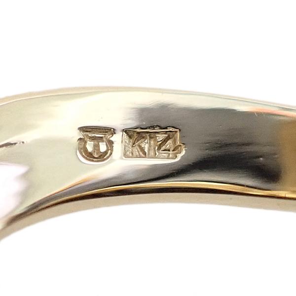 タサキ 田崎真珠 マベパール リング K14イエローゴールド TASAKI 一粒