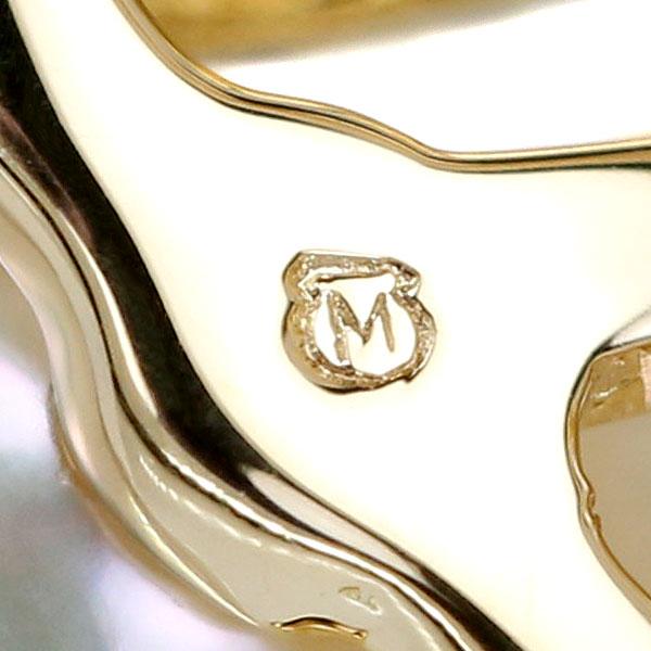 MIKIMOTO（ミキモト） アコヤ真珠 ダイヤモンド K18イエローゴールド