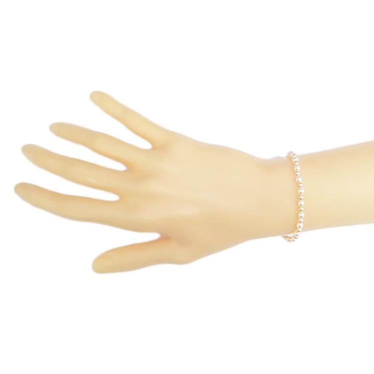 田崎真珠 淡水 パール ブレスレット k18 Pearl Bracelet タサキ 田崎真珠 淡水真珠 ブレスレット K18イエローゴールド TASAKI