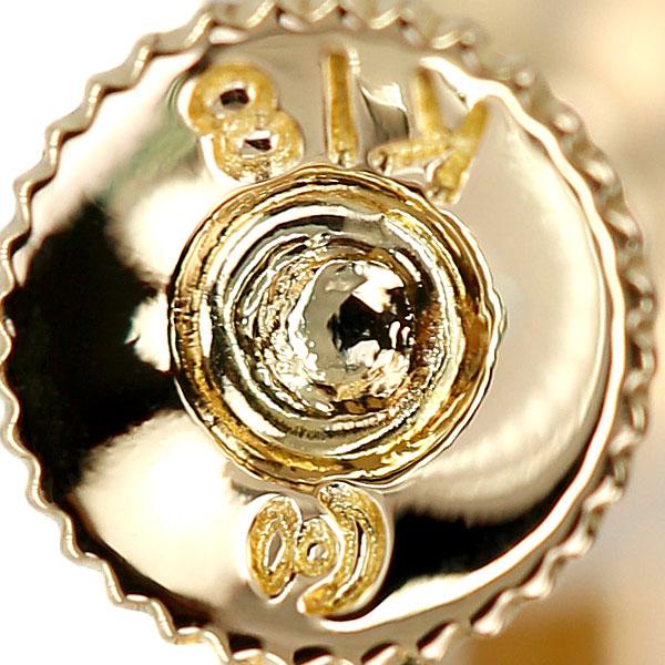 タサキ 田崎真珠 アコヤ真珠 イヤリング K18イエローゴールド TASAKI