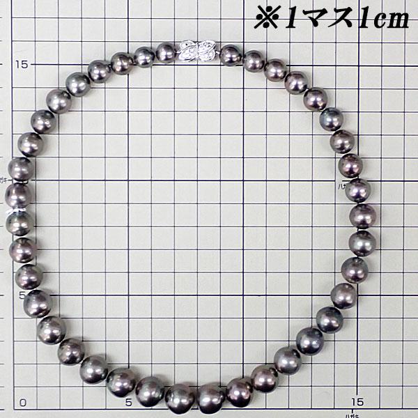 MIKIMOTO（ミキモト） 黒蝶真珠(南洋真珠) ネックレス ダイヤモンド