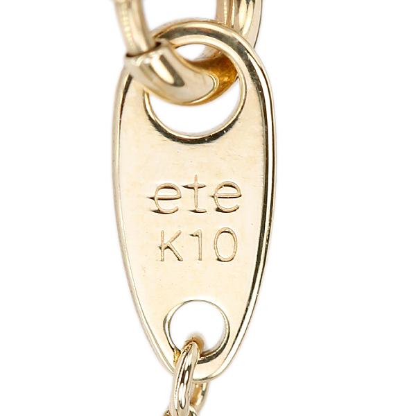 ete（エテ） ダイヤモンド ネックレス K10イエローゴールド 星 スター