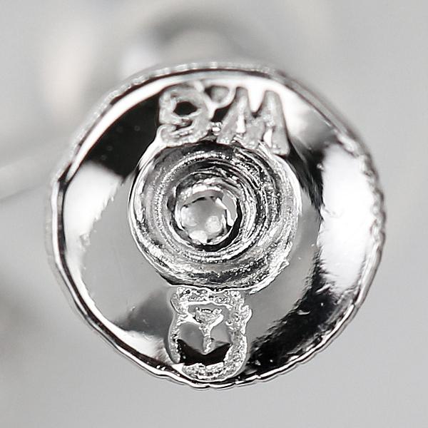 タサキ 田崎真珠 淡水真珠 イヤリング サファイア K14WG TASAKI 葉  