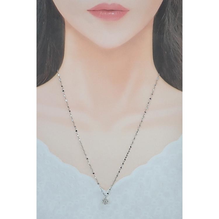 エステール ダイヤモンド ネックレス Pt900 Pt850 ESTELLE ロング 送料 