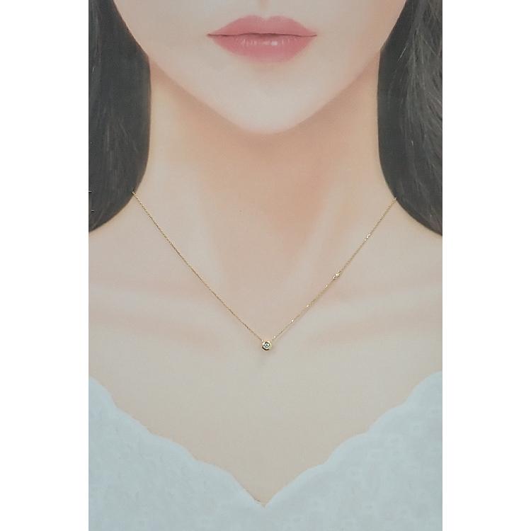 ウィッシュアポンアスター ダイヤモンド ネックレス K18YG WISH UPON A 