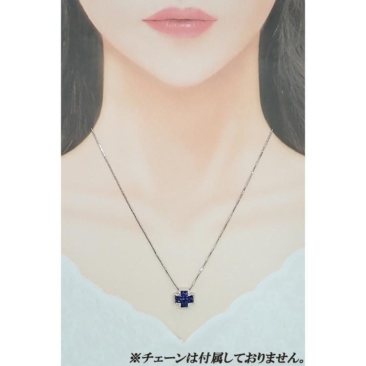 レエッセンシャル　笠原真寿美　ブルーサファイア　プラチナ　ダイヤモンドネックレス 笠原真寿美/レ・エッセンシャル サファイア ペンダントトップ K18WG