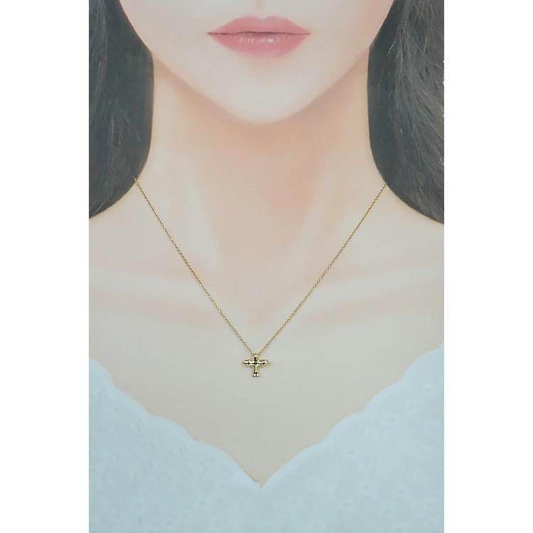 TIFFANY&Co.（ティファニー） バードクロス ネックレス K18YG