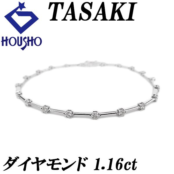 TASAKI K18真珠ブレスレット タサキ 田崎真珠 ダイヤモンド ブレスレット K18ホワイトゴールド