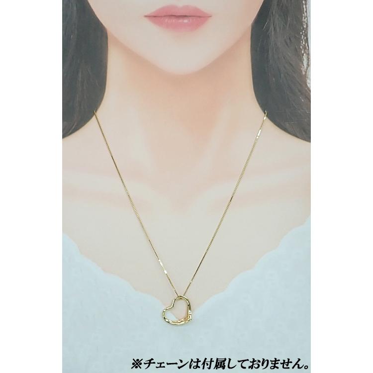 TIFFANY&Co.（ティファニー） オープンハート ペンダントトップ K18YG