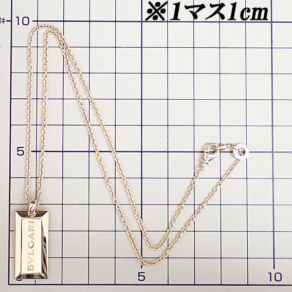 BVLGARI（ブルガリ） インゴット ネックレス K18イエローゴールド バー